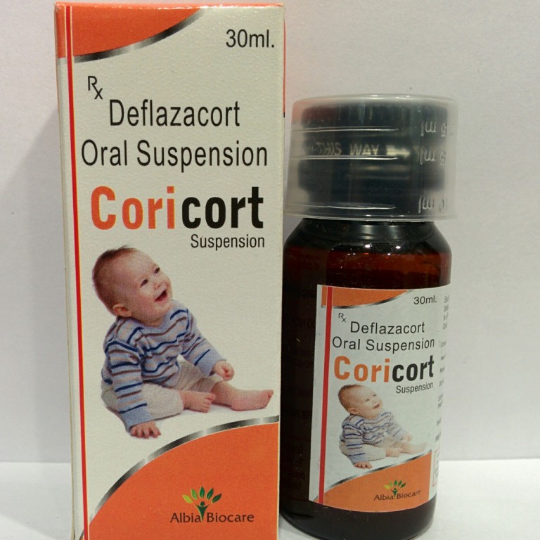 CORICORT SUSP. | Deflazacort 6mg (per 5 ml)